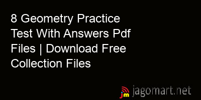 picture 8 Geometry Practice Test With Answers Pdf Files | Download Free Collection Files