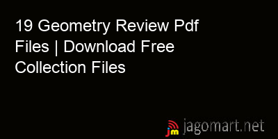 picture 19 Geometry Review Pdf Files | Download Free Collection Files