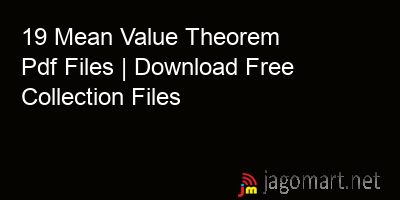 picture 19 Mean Value Theorem Pdf Files | Download Free Collection Files