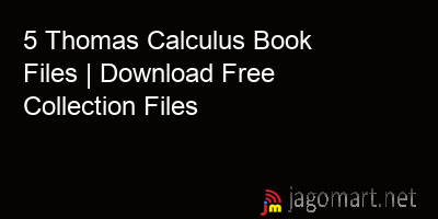picture 5 Thomas Calculus Book Files | Download Free Collection Files