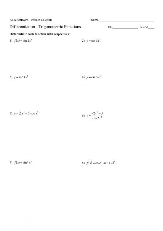 picture Calculus Pdf 169642 | 03   Chain Rule With Trig