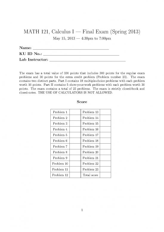 picture_Calculus Pdf 169303 | 2013fa121final Exam Sample
