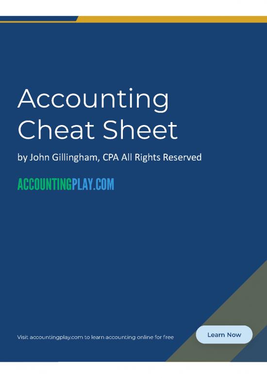 picture1_2015 4 26 Accounting Cheat Sheet John Gillingham All Rights Reserved Posted 4 27 2015