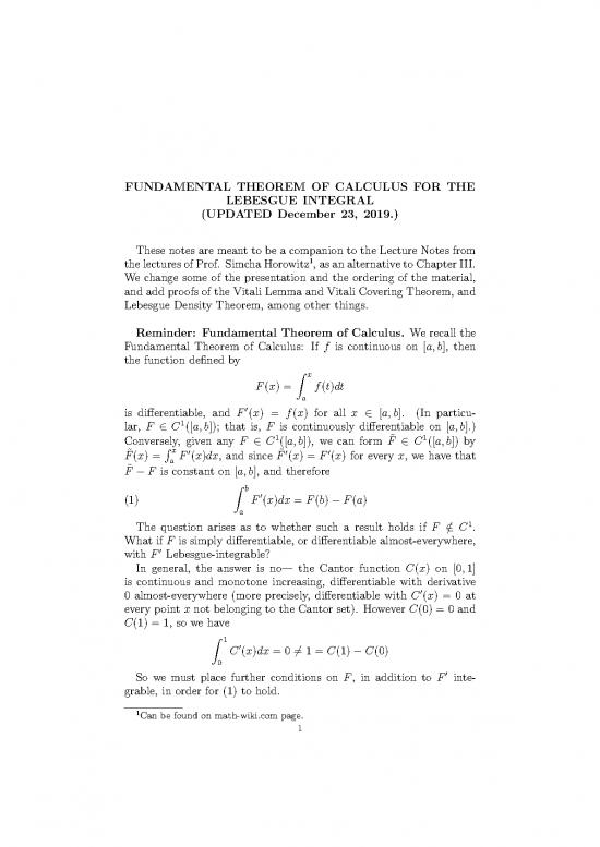 picture Integral Calculus Pdf Notes 171110 | 88341leb Fund Thm