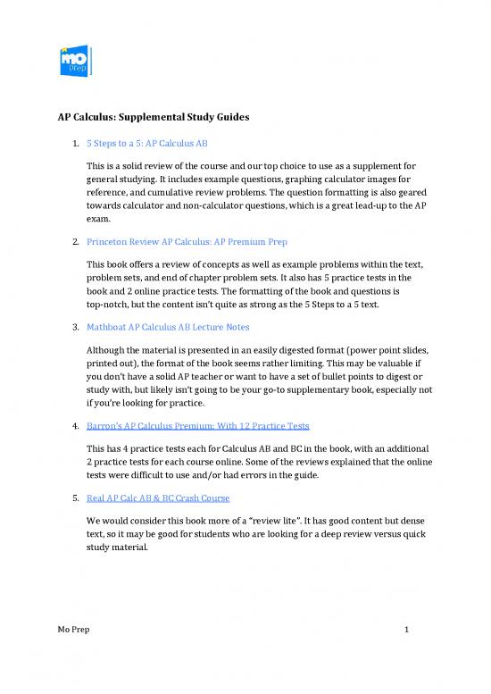 picture1_Calculus Pdf 170026 | Ap Calculus Book Recommendations