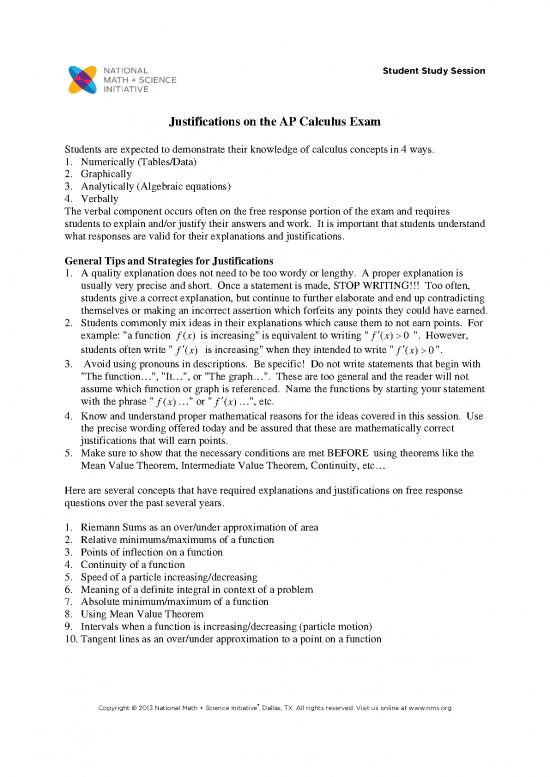 picture1_Calculus Pdf 170055 | Ap Calculus Frq Justifications