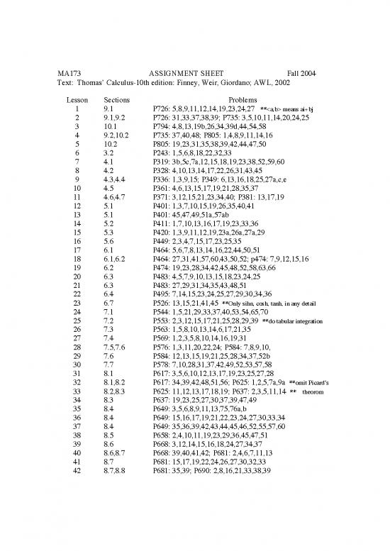 picture Thomas And Finney Calculus Pdf 171505 | Assignment