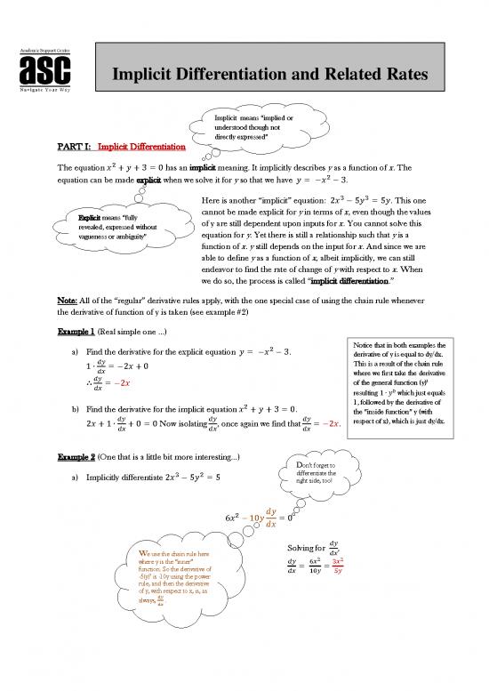 picture_Differentiation Pdf 170694 | C4 Implicitdifferentiationandrelatedrates Bp 5 6 19
