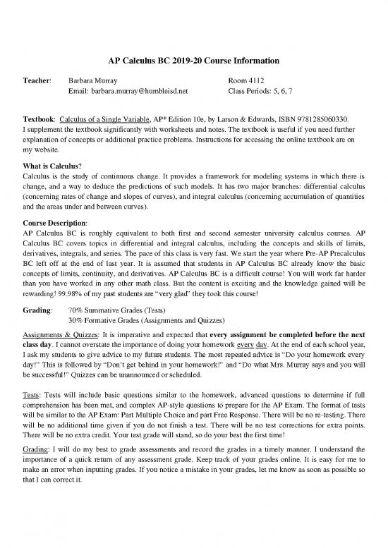 picture Calculus Pdf Download 171440 | Course Info For Students