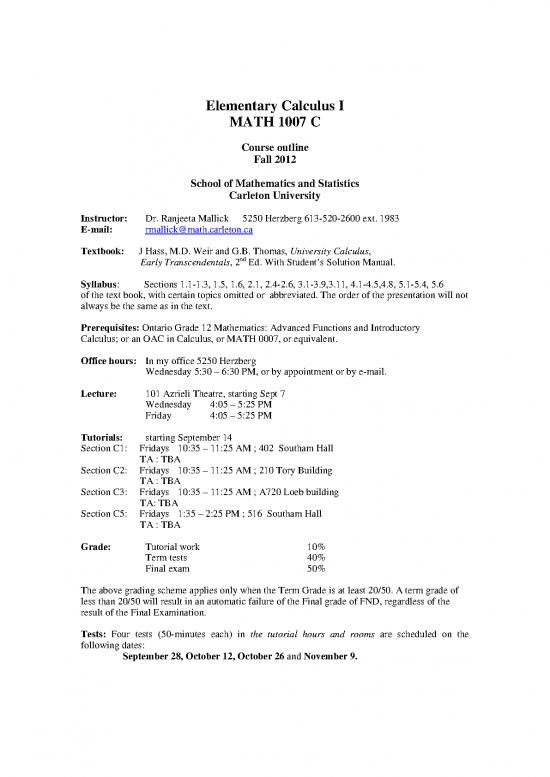 picture1_Calculus Pdf 169920 | Course Outline12 1007c