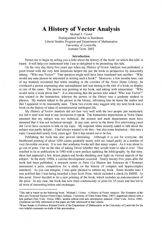 picture1_Vector Analysis Pdf 169418 | Crowe Historyofvectoranalysis