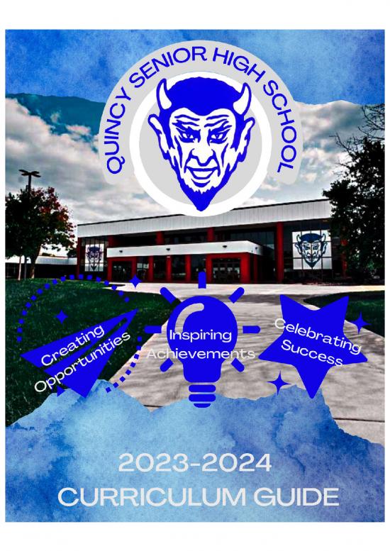 Curriculum guide 2023 2024