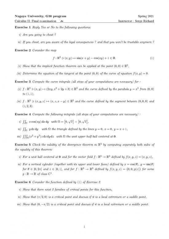 Calculus pdf 169001 final solution
