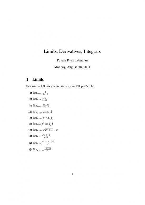 picture_Limits And Derivatives Pdf 171115 | Limits, Derivatives, Integrals