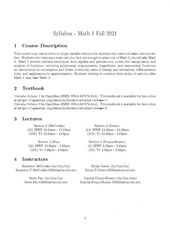 picture Calculus Pdf 169735 | M1f21 Syllabus