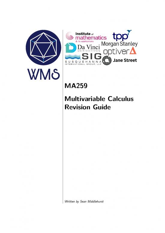 picture Calculus Pdf 170859 | Ma259   Multivariable Calculus