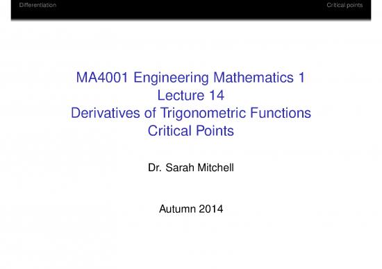 picture Differentiation Pdf 170021 | Ma4001 Lecture14