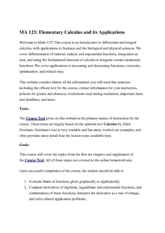 picture Calculus Pdf 169862 | Ma Elementary Calculuspcommon Syllabus