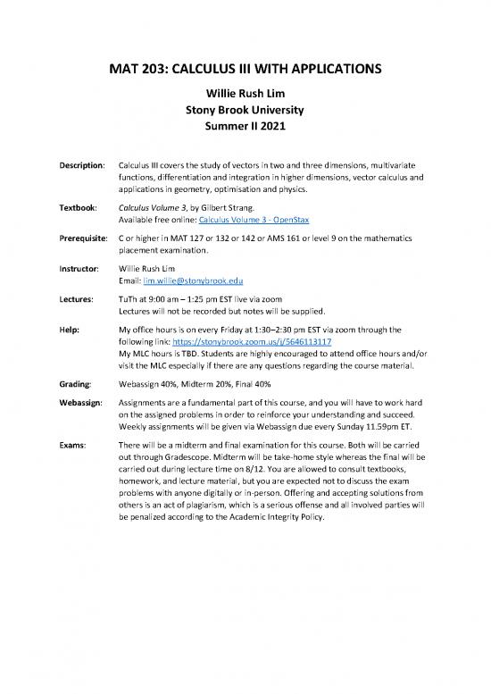picture Calculus Pdf 170469 | Mat203sumii2021 Syllabus