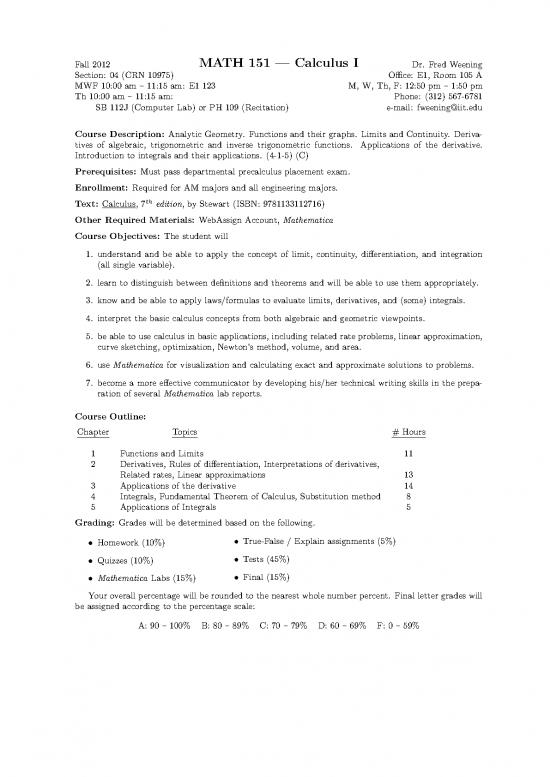 picture Stewart Calculus 7th Edition Pdf 171308 | Math151 Weening