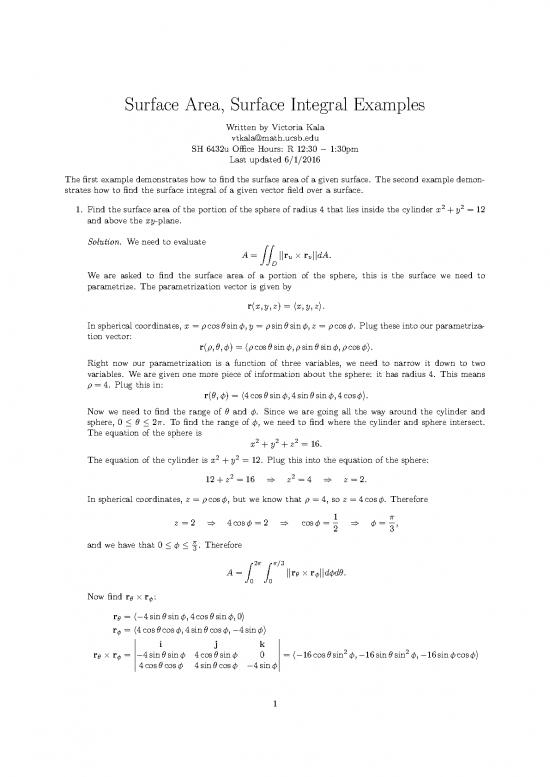 picture_Surface Integral Pdf 170085 | Math6a S16 Surfaceex