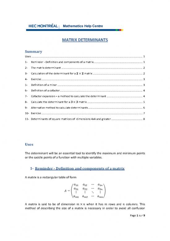 picture_Matrix Pdf 171431 | Matrix Determinants