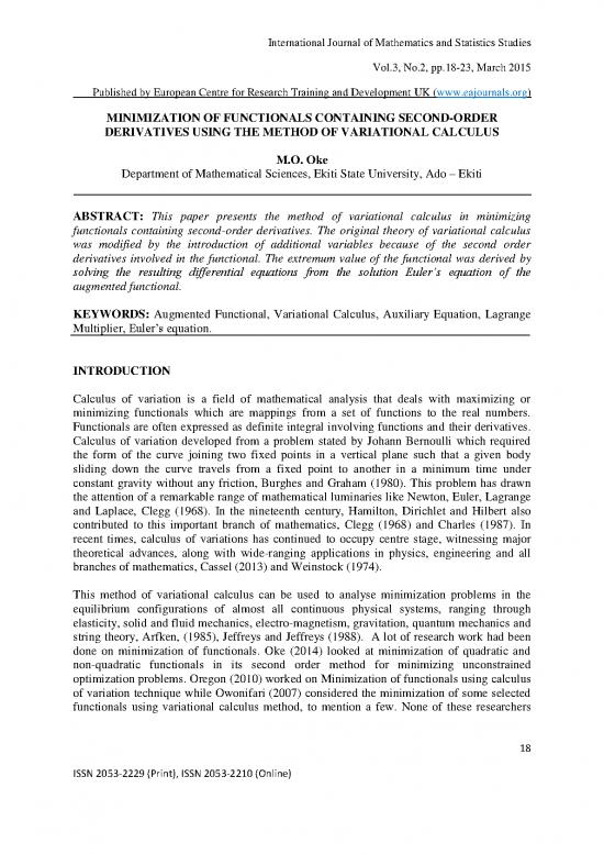 picture_Derivatives Calculus Pdf 171404 | Minimization Of Functionals Containing Second Order Derivatives Using The Method Of Variational Calculus