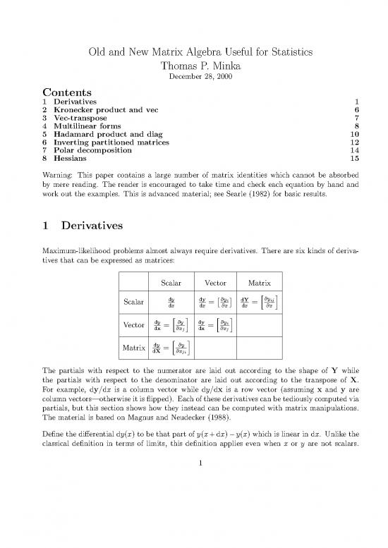 picture Matrix Pdf 171280 | Minka Matrix
