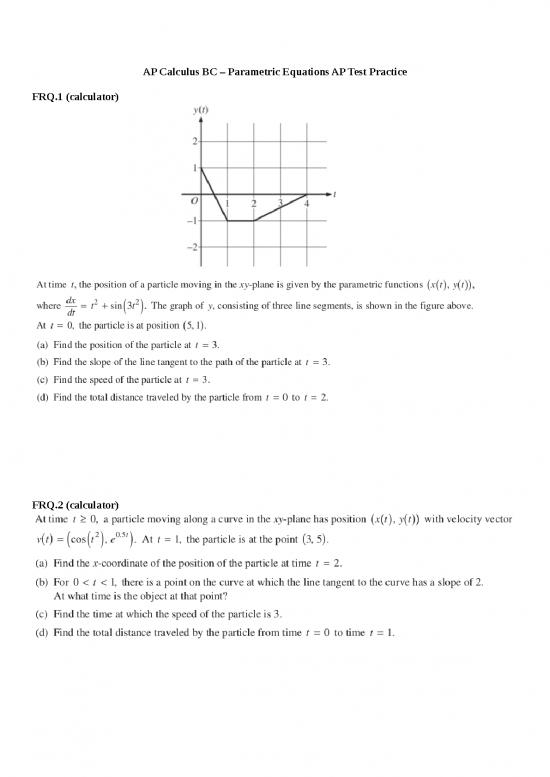 picture_Calculus Pdf 169622 | Param Eq Ap