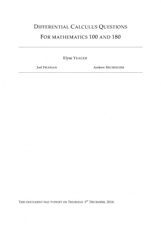 picture Calculus Pdf 169016 | Problem Book 100