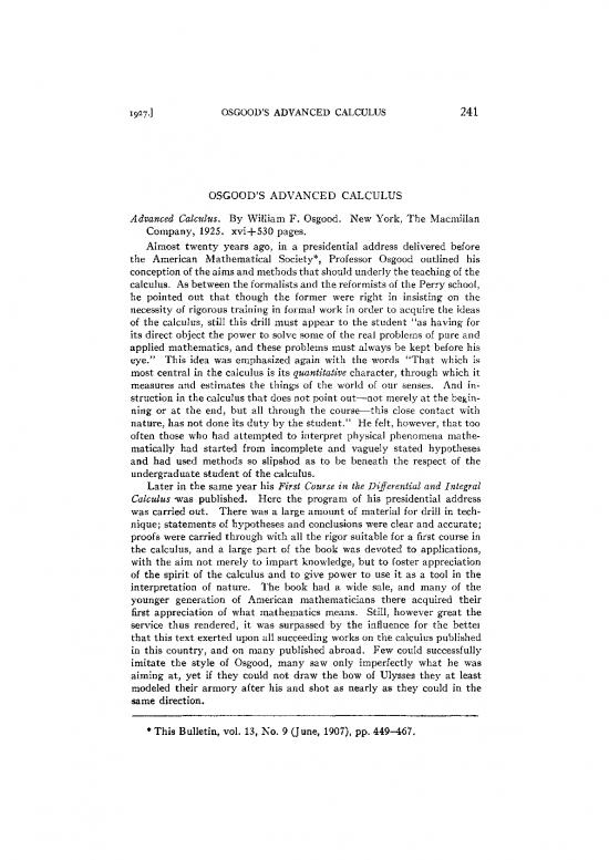picture Calculus Pdf 169430 | S0002 9904 1927 04369 5