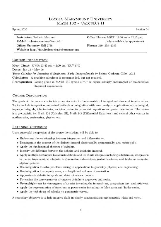 picture1_Calculus Pdf 169174 | Syllabus Math 132 04