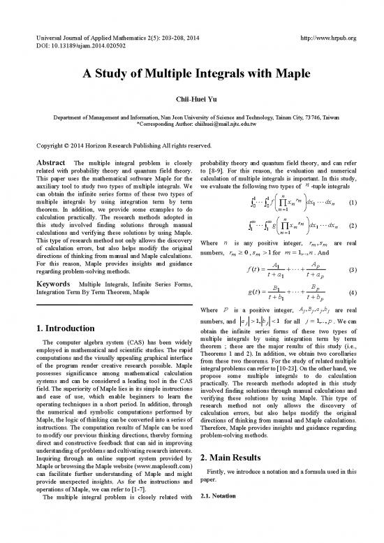 picture Multiple Integrals Pdf 170314 | Ujam2 12601105