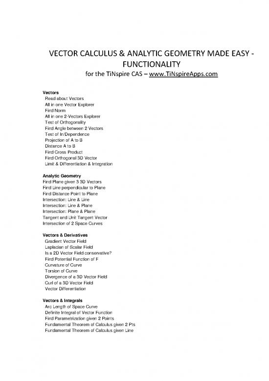 picture_Calculus Pdf 170789 | Vector Calculus Made Easy   Functionality