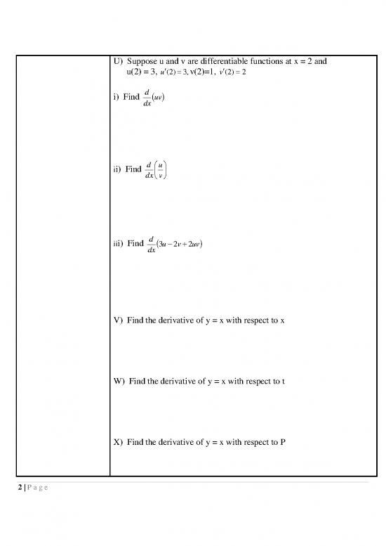Calculus Graphical Numerical Algebraic Pdf 170951 | Chapter 3 Notes ...