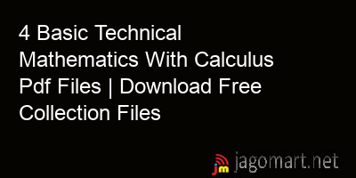 picture 4 Basic Technical Mathematics With Calculus Pdf Files | Download Free Collection Files