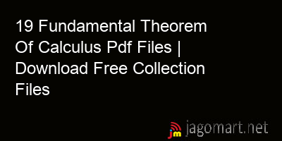 picture 19 Fundamental Theorem Of Calculus Pdf Files | Download Free Collection Files