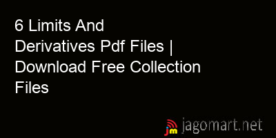 picture 6 Limits And Derivatives Pdf Files | Download Free Collection Files