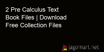 picture 2 Pre Calculus Text Book Files | Download Free Collection Files