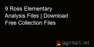 picture 9 Ross Elementary Analysis Files | Download Free Collection Files