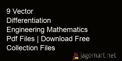 picture 9 Vector Differentiation Engineering Mathematics Pdf Files | Download Free Collection Files