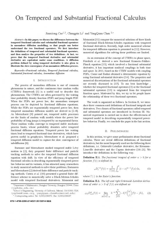 picture_Derivatives Calculus Pdf 171641 | 06935561on Tempered And Substantial Fractional Calculus