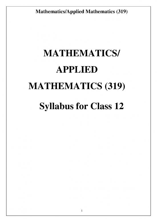 picture1_Matrix Pdf 173842 | 319 Mathematics