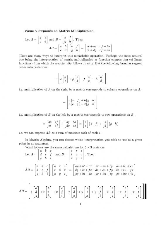 picture Matrix Pdf 174102 | 340matrixmult