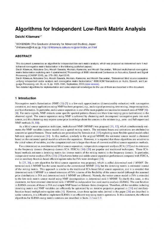 picture Matrix Pdf 173806 | Algorithmsforindependentlowrankmatrixanalysis