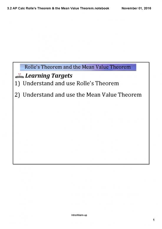 picture1_Ap Calc 2 Rolles Th And The Mean Value Th