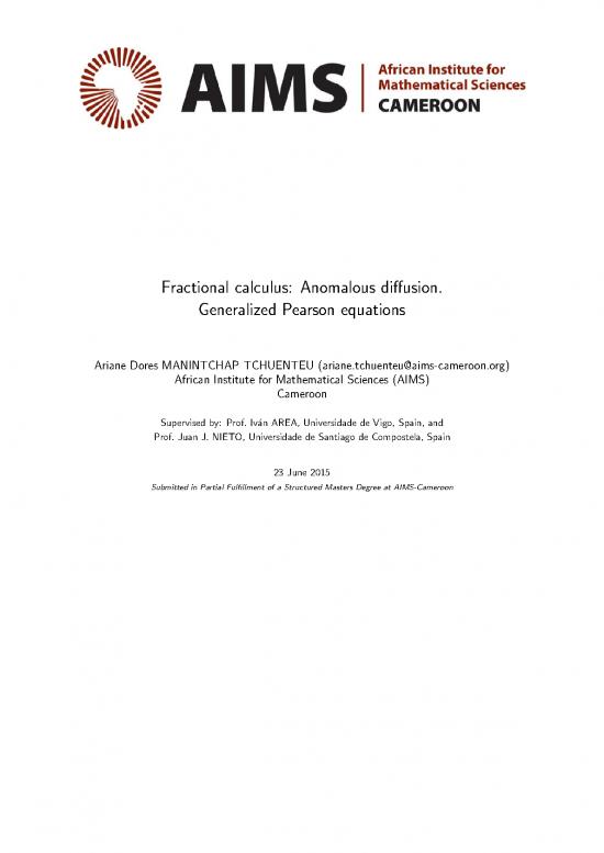 doctoral thesis in fractional calculus