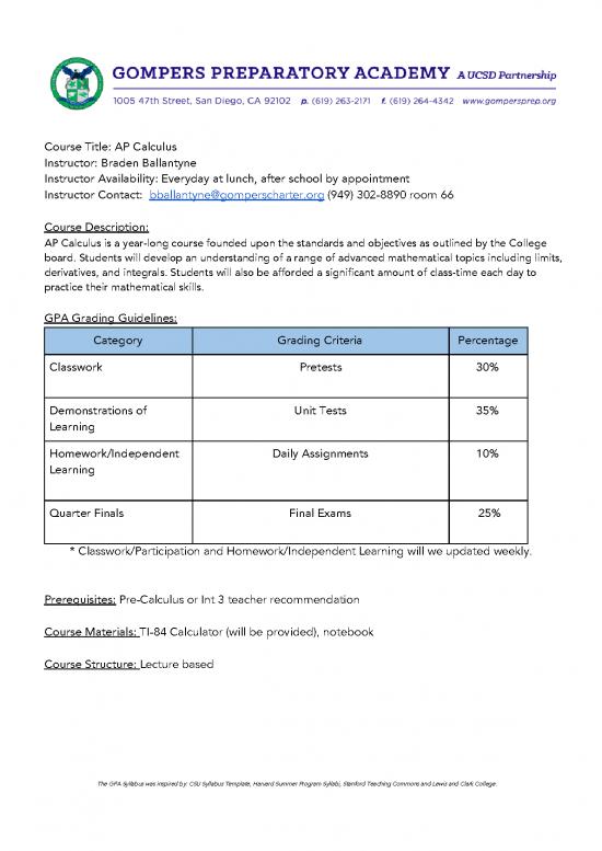 picture Derivatives Calculus Pdf 173648 | Ballantyne Apcalc