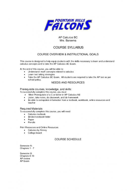 picture Calculus Pdf Download 172037 | Barsemaapcalcbcsyllbus Fhhs 101616