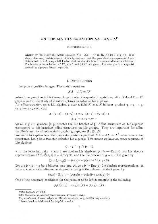 picture Matrix Pdf 173925 | Burde 20 Matrix Equ